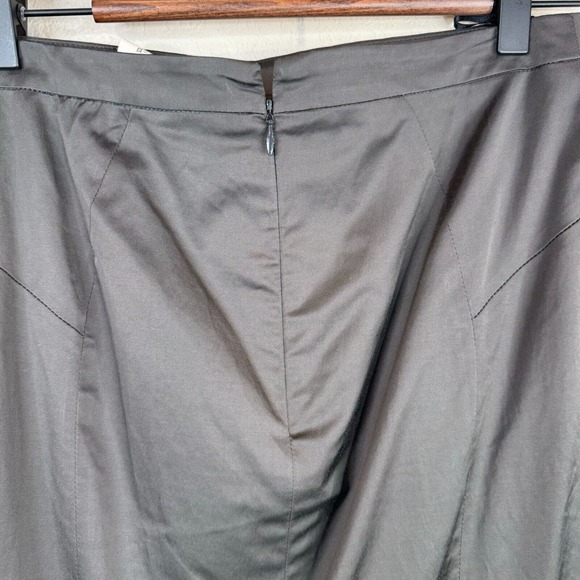 Etro Women's Straight Pencil Skirt Flat Front Back Zip Black Size‎ 44 Capsule - Picture 6 of 10